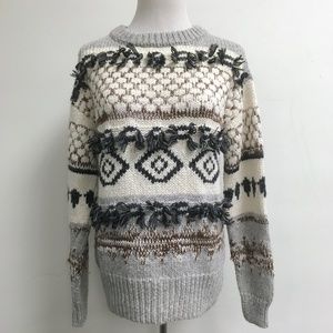 Current Elliot the boyfriend sweater fair isle 0